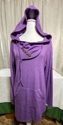 Purple Tunic With Hood