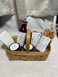 Basket Of Homemade Items By JarHead Farm Veterans