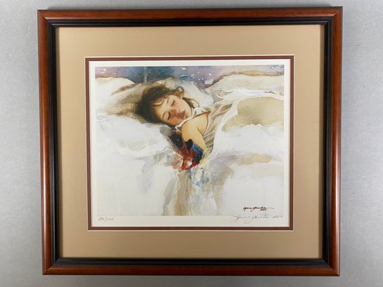 Adorable Limited Edition Signed & Numbered Print By Lynne Yancha Titled Aunt Emma's Doll