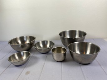 Sets Of Stainless Steel Nested Mixing Bowls