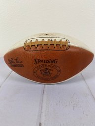 Signed Autographed Spalding NFL Football By Denver Broncos From 1964 Or 1965, Lionel Taylor, Red Miller