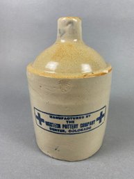 Vintage Western Pottery Company Half Gallon Stoneware Crock Chicken Waterer Feeder