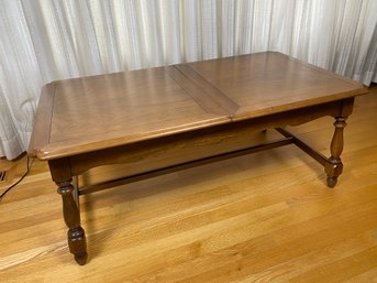 Beautiful Vintage Statton Trutype Americana Furniture Expandable Extendable Coffee Table