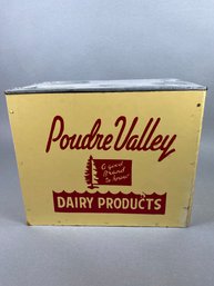 Vintage Poudre Valley Dairy Products Milk Box