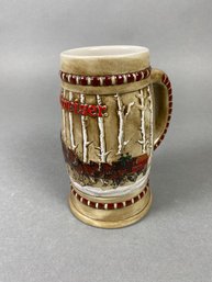 Fantastic Budweiser Holiday Series Mug Or Stein, Second Issue In 1981, CS50