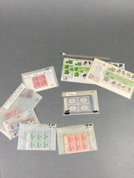 Lot Of Miscellaneous U.S. Stamp Plate Blocks & Stamps From The Canadian International Philatelic Exhibition
