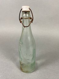 Antique Bottle With A Lightning Stopper From The Empire Bottling Company, Denver