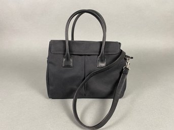 Black, Cloth Liz Claiborne With At Least 4 Compartments