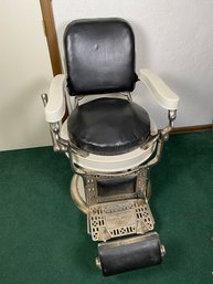 Vintage Or Antique Theo A. Kochs Barber's Chair, Chicago