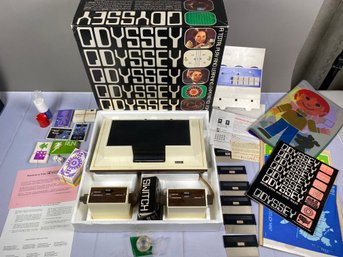 Awesome Vintage Odyssey Gaming System By Magnavox With All Accessories