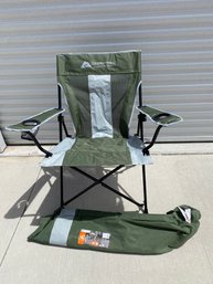 Ozark Trail Oversized Tension Lawn Chair With Carrying Case For The Park, Camping, Pool & More