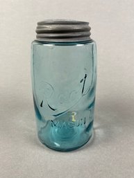 Vintage Or Antique Quart Canning Fruit Jar, Root Mason
