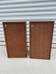 Vintage Pair Of Fisher XP-56 Bookshelf, Shelf Or Floor Speakers
