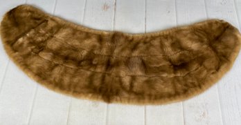 Lovely Brown Fur Wrap Or Stole, One Size, Possibly Mink