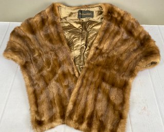 Lovely Stix, Baer & Fuller Vintage Fur Wrap Or Stole, One Size