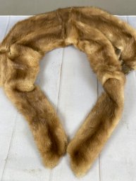 Classic Vintage Fur Wrap Or Stole, One Size, Possibly Mink
