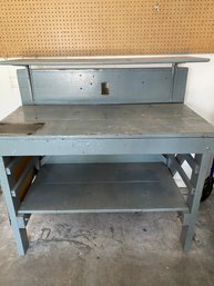 Sturdy Custom Made Garage Workbench, Potter's Bench, Tool Storage, Organization