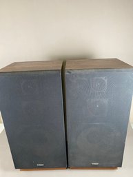 Pair Of Vintage Fisher Floor Speakers, Model DS826