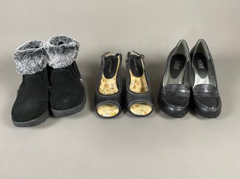 Very Nice Pairs Of Khombu Boots And ANA And Lower East Side Shoes, Size 7, 7-1/2M And 7-1/2