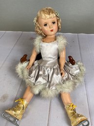 Vintage Madame Alexander Babs Skater Doll From The 1940s Or 1950s