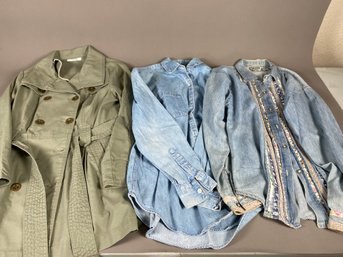 Women's Denim Shirts And Jacket, Gap, Ignite Girls