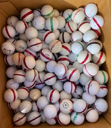 Two Large Boxes Of Golf Range Practice Balls