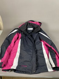 Columbia Women's Interchange Lined Waterproof Winter Coat Or Jacket, Size XL