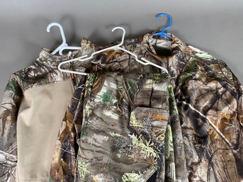 Set Of Habit Camouflage Medium-weight Jacket, Light Wicking Shirt And Pants