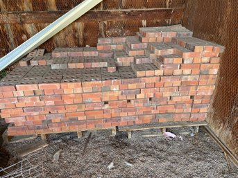 Large Lot Of Brown-red Bricks, Landscaping, Home Decor, Lot 2