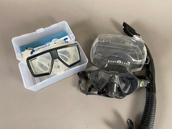 Snorkling Or Diving Masks By Technisub Aqua Lung And Oceanic