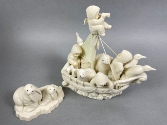 Snowbabies Ship Of Dreams Christmas Holiday Figurine In Original Box