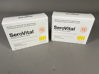 2 Boxes Of SevoVital 120 Capsules Per Box, Aging Reversal Capsules, Human Growth Hormone