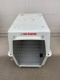 Pet Porter Dog Kennel Carrier, For Medium To Large Dogs