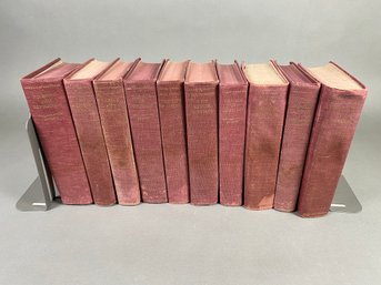 10 Volume Vintage Collector's Set Of Books By Will Durant, The Story Of Civilization