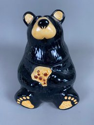 Big Sky Carvings Bear Foots Bear Cookie Jar Jim Fleming