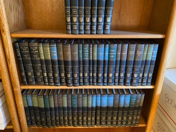 Complete 54 Volume Set Of Hardcover Books, The Great Works By Brittanica 1952