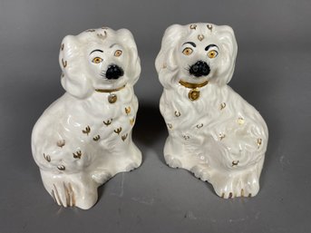 Pair Of Beswick England 1378-6 King Charles Spaniel Porcelain Dog Figurines