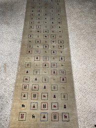 Heavy Wool Gabbeh Style Runner Or Rug