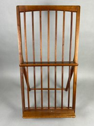 Very Cool Danish Teak Magazine Rack Or Holder