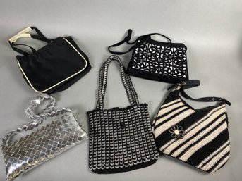 Pretty Collection Of Black And White Dress And Casual Purses Including A Desmo Italy Bag