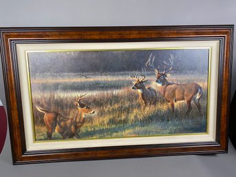 Wonderful Framed Mastergraphic Of 'Shadow Tails' By Nancy Glazier With COA Number 124/195