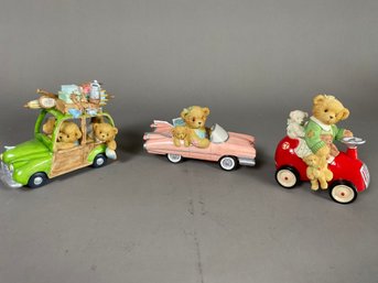 Lot Of Cherished Teddies Figurines - Rodney, Evelyn, Roxanne