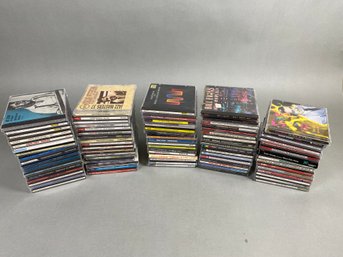 Over 80 CDs Featuring Jazz Music From A Variety Of Artists, Bill Evans, Oscar Peterson, Ahmad Jamal