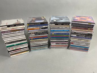 80 CDs Featuring Jazz Music From Large Variety Of Artists, Chet Baker, Miles Davis, Stan Kenton, Dave Brubeck