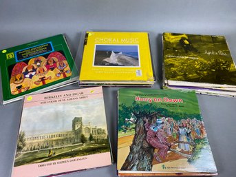 Large Lot Of Jazz, Classical, Choir & Religious LP Vinyl Record Albums