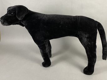 Fantastic Stuffed, Life Sized Black Dog