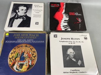 Large Lot Of Classical, Choral & Religious LP Vinyl Record Albums, Bach, Haydn, Beethoven, Schubert