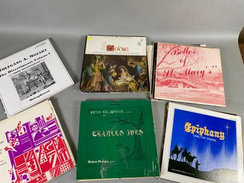 Many Classical, Choral, Symphony & Religious LP Vinyl Record Albums, Beethoven, Zelenka, Schubert