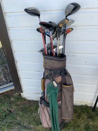 Nice Square Two Golf Bag Full Of Woods, A Putter & More, Big Bertha, Cobra, Founder's Club