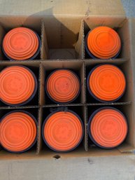 Pair Of Vintage Trap Skeet Or Clay Pigeon Throwers And Two Nearly Full Boxes Of Clay Pigeons